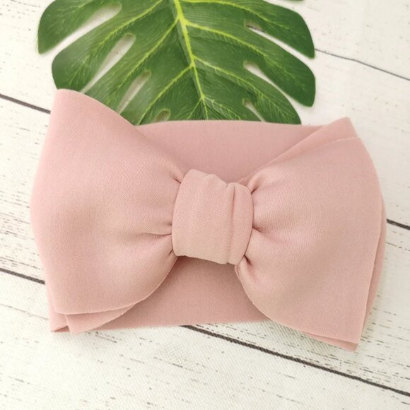 Baby Toddler Pink Oversized Headband Bow - Picture 2 of 4